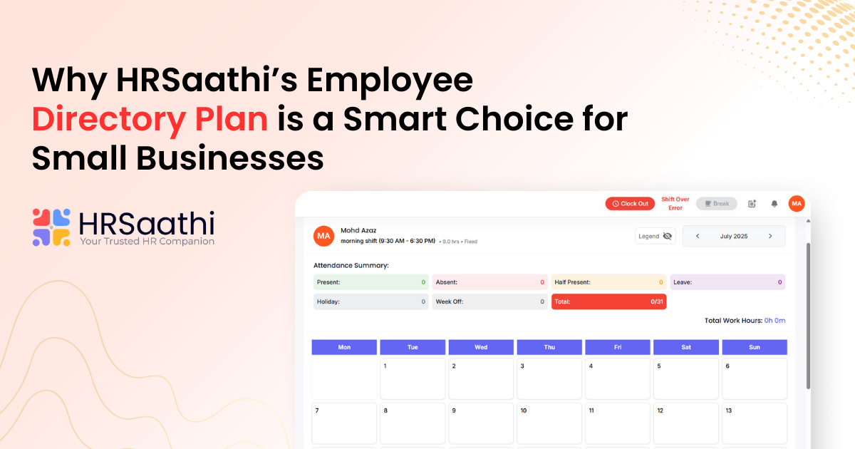 Why HRSaathi's Employee Directory Plan is a Smart Choice for Small Businesses